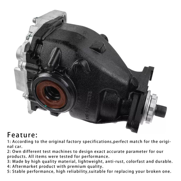 2011-2013 BMW X5 L6 3.0L 3.15 E70/F15 Series Rear Differential Carrier Axle 3.15 Ratio 33107590911 33107590912 Generic