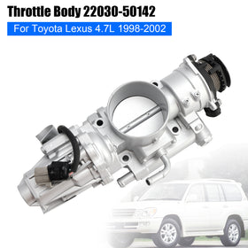 Throttle Body 22030-50142 For Toyota Land Cruiser Lexus LX470 4.7L 1998-2002 - 0