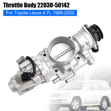 Throttle Body 22030-50142 For Toyota Land Cruiser Lexus LX470 4.7L 1998-2002 - 0
