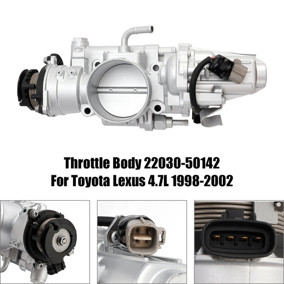Throttle Body 22030-50142 For Toyota Land Cruiser Lexus LX470 4.7L 1998-2002