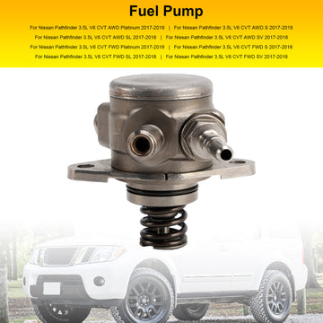 High Pressure Fuel Pump 166306KA0A fit Nissan Pathfinder fit Infiniti QX60 17-22 - 0