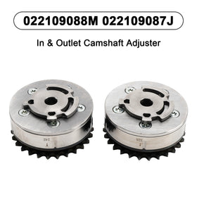 In & Outlet Camshaft Adjuster for VW Audi 2.8 3.2 V6 022109087J 022109088M - 0