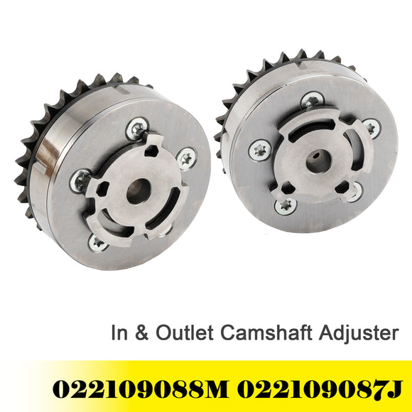 In & Outlet Camshaft Adjuster for VW Audi 2.8 3.2 V6 022109087J 022109088M