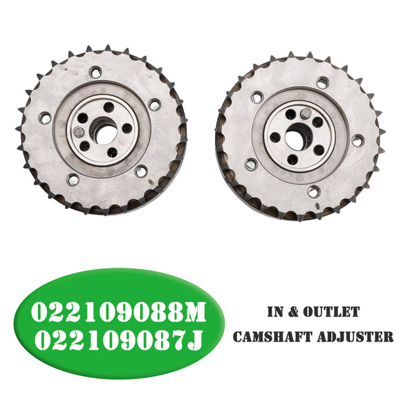 In & Outlet Camshaft Adjuster for VW Audi 2.8 3.2 V6 022109087J 022109088M