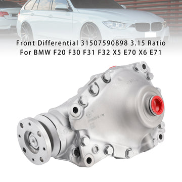 BMW F20 F30 F31 F32 X5 E70 X6 E71 Front Differential Diff 3,15 Ratio Front Differential 31507590899 7590898 Generic - 0