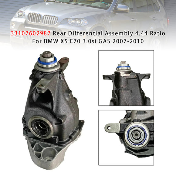 2007-2010 BMW X5 E70 3.0si GAS Rear Differential Assembly 33107602987 7552525 Generic