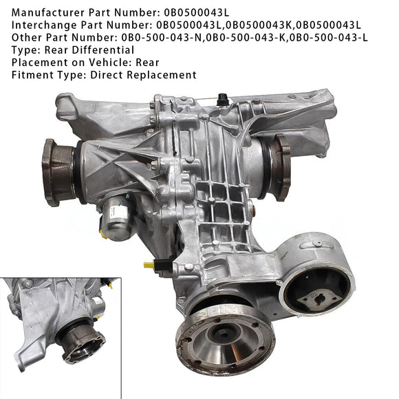 Rear Differential 0B0500043L For AUDI Q5 FY