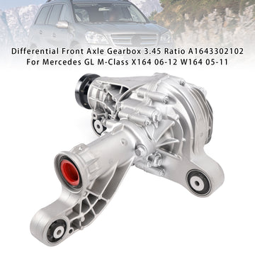 2009/09-2011/12 Mercedes-Benz M-Class W164 ML 350 CDi 4matic Differential Front Axle 3.45 Ratio A1643302102 164330210280 Generic - 0