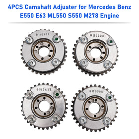 4PCS Camshaft Adjuster for Mercedes Benz E550 E63 ML550 S550 M278 Engine - 0