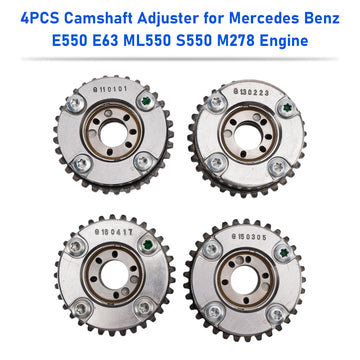 4PCS Camshaft Adjuster for Mercedes Benz E550 E63 ML550 S550 M278 Engine - 0