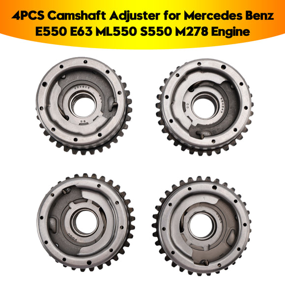 4PCS Camshaft Adjuster for Mercedes Benz E550 E63 ML550 S550 M278 Engine
