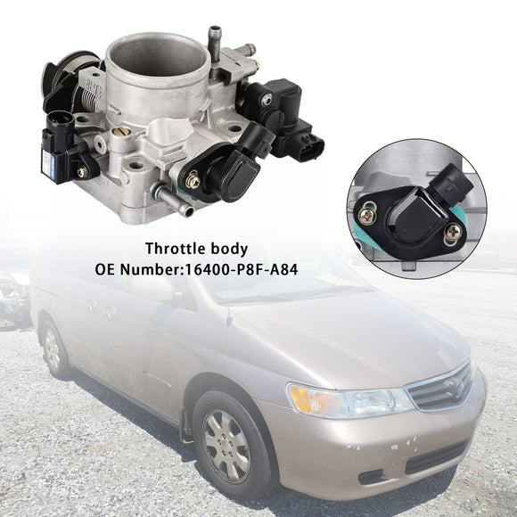 2002-2004 Honda Odyssey EX, EX-L, LX 3.5L V6 Gas Throttle Body 16400-P8F-A84 16400-P8F-A81 Generic