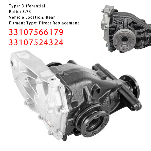 2004-2013 BMW E90 E91 E92 E93 3-Series Rear Differential Assembly 3.73 Ratio 33107524324 33107566179 Generic
