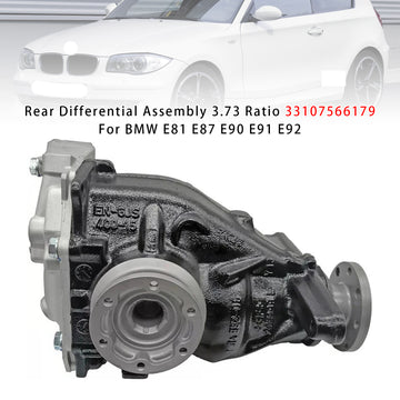 2004-2013 BMW E90 E91 E92 E93 3-Series Rear Differential Assembly 3.73 Ratio 33107524324 33107566179 Generic - 0