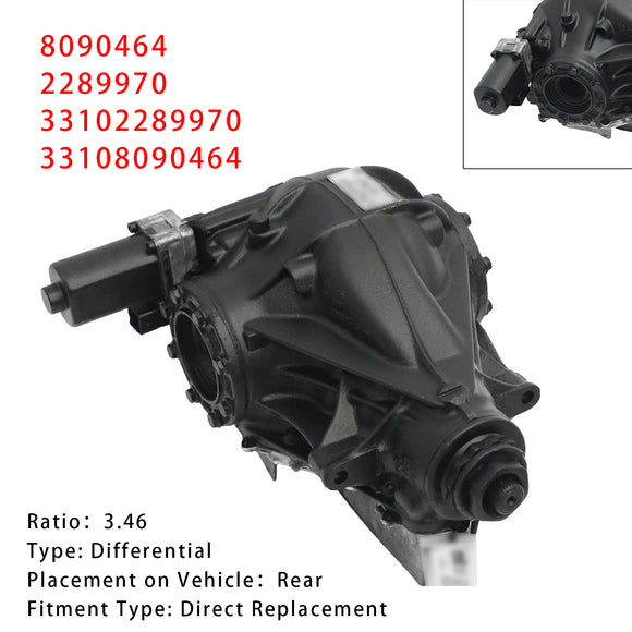 BMW F80 M3 F82 F83 M4 F87 M2 Rear Differential 3.46 Ratio 2289970 33108090464 Generic