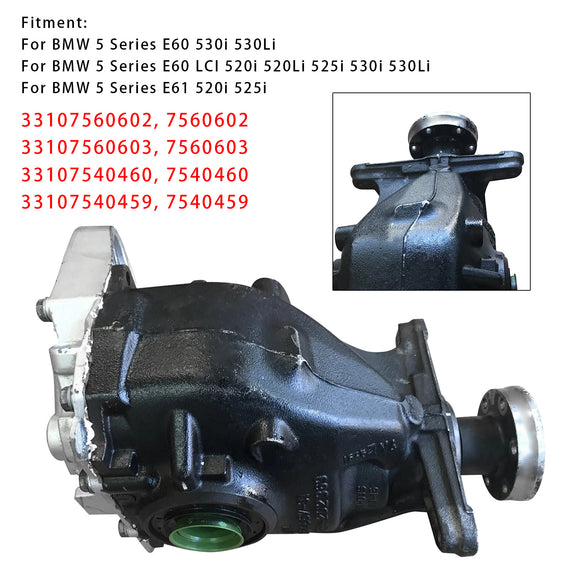 BMW 5 Series E60 530i 530Li Rear Differential 7560602 7560603 Generic
