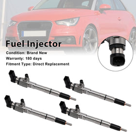 4PCS Fuel Injector 03L130277B Fit VW Caddy Fit Skoda Octavia 1.6 03L130277S - 0