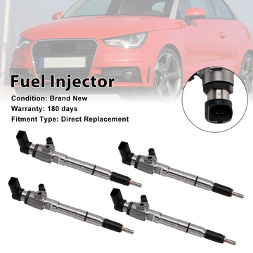 4PCS Fuel Injector 03L130277B Fit VW Caddy Fit Skoda Octavia 1.6 03L130277S - 0