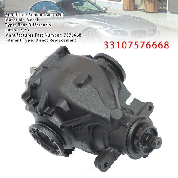 BMW Z4 E89 N52 2.3i Automatic Rear Differential 7576668 33107576668 Generic