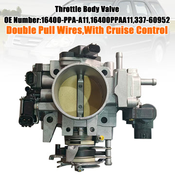 Double Pull Wires Throttle Body 16400-PPA-A11 For Honda CR-V 2.4L 2003-2005 - 0
