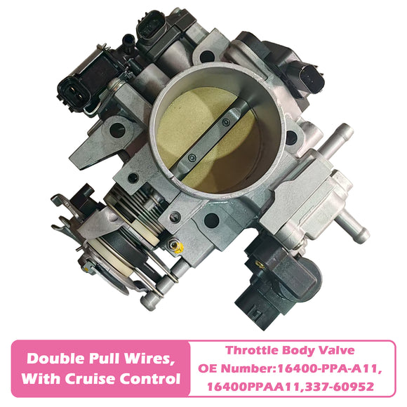Double Pull Wires Throttle Body 16400-PPA-A11 For Honda CR-V 2.4L 2003-2005