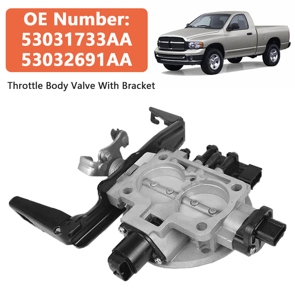 1998-2003 Dodge Durango 8 Cyl 5.2L, 8 Cyl 5.9L Throttle Body 53031733AA 53032691AA Generic