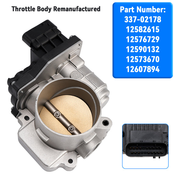 2007 Buick Lucerne CX, CXL 3.8L V6 - Gas Throttle Body 12576729 12607894 Generic