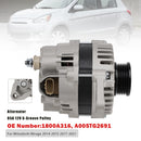 2014-2015 Mitsubishi Mirage Alternator 85A 6-Groove Pulley 1800A316 A5TG2691ZT Generic-4