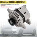 2014-2015 Mitsubishi Mirage Alternator 85A 6-Groove Pulley 1800A316 A5TG2691ZT Generic-5
