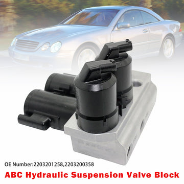 ABC Hydraulic Suspension Valve Block 2203201258 Fit For Mercedes R230 SL500 SL55 - 0