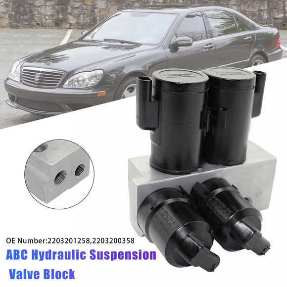 ABC Hydraulic Suspension Valve Block 2203201258 Fit For Mercedes R230 SL500 SL55
