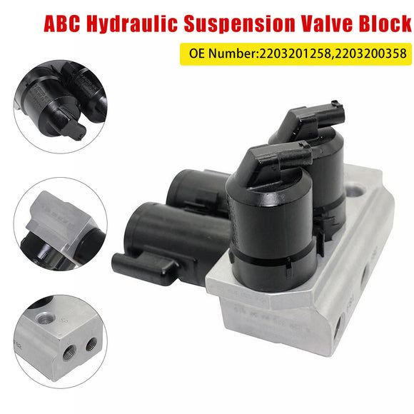 ABC Hydraulic Suspension Valve Block 2203201258 Fit For Mercedes R230 SL500 SL55