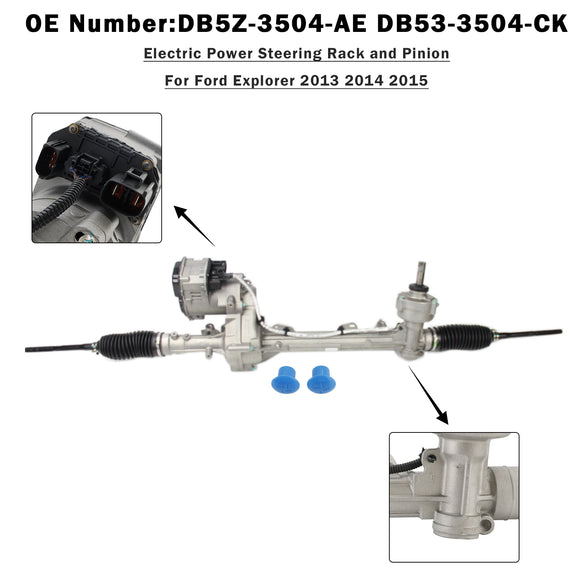 2014-2015 Ford Explorer 2.0L Electric Power Steering Rack and Pinion DB5Z-3504-AE DB53-3504-CK Generic