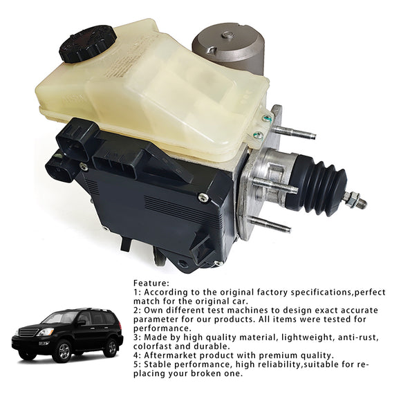 Toyota LEXUS GX470 2003-2004 Actuator/Pump Assm ABS Pump Master Cylinder Assemby 47050-60081