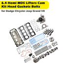 6.4 Hemi MDS Lifters Cam Kit Head Gaskets Bolts for Dodge Chrysler Jeep Grand V8-4