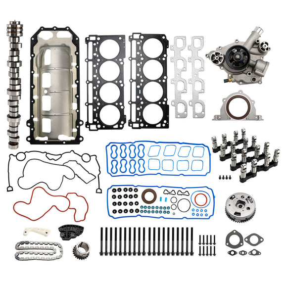 6.4 Hemi MDS Lifters Cam Kit Head Gaskets Bolts for Dodge Chrysler Jeep Grand V8