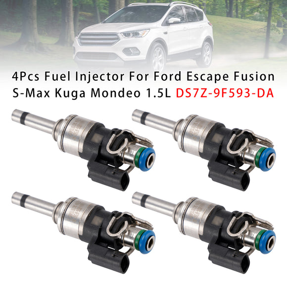 4Pcs Fuel Injector For Ford Escape Fusion S-Max Kuga Mondeo 1.5L DS7Z-9F593-DA
