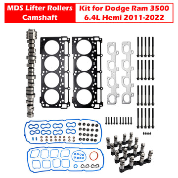 MDS Lifter Rollers Camshaft Kit for Dodge Ram 3500 6.4L Hemi 2011-2022 - 0