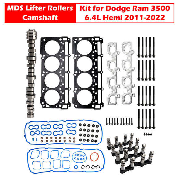 MDS Lifter Rollers Camshaft Kit for Dodge Ram 3500 6.4L Hemi 2011-2022