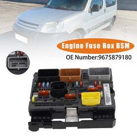 Engine Fuse Box BSM 9675879180 For Peugeot Partner Citroen Berlingo - 0