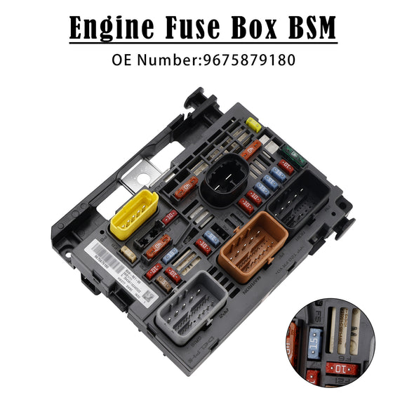 2008-2019 Citroen Berlingo Engine Fuse Box BSM 9675879180 Generic