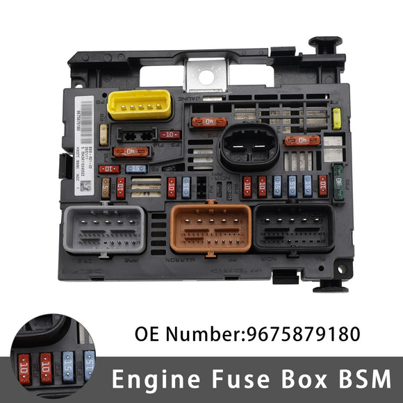 Engine Fuse Box BSM 9675879180 For Peugeot Partner Citroen Berlingo