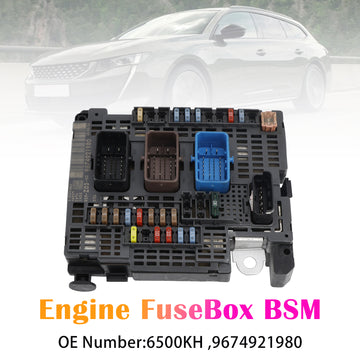 Peugeot 508 Citroen Engine BSM Control Unit Fuse Box 6500KH 9674921980 Generic - 0