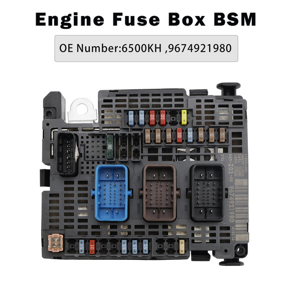 Peugeot 508 Citroen Engine BSM Control Unit Fuse Box 6500KH 9674921980 Generic