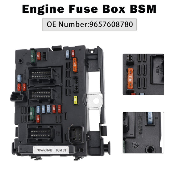 Engine Control Unit Fuse Box 9657608780 For Citroen C2 C3 I II C3 Picasso DS3
