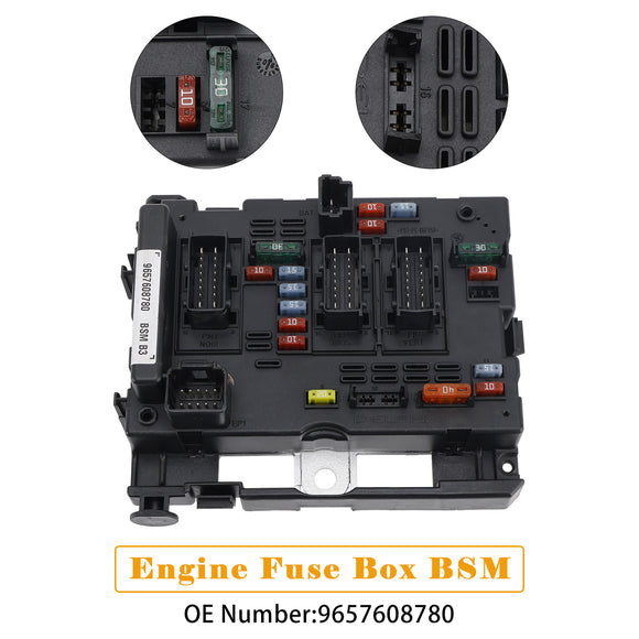 Engine Control Unit Fuse Box 9657608780 For Citroen C2 C3 I II C3 Picasso DS3