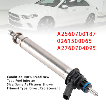 1Pcs Fuel Injector For Mercedes Benz 12-22 A2560700187 0261500065 A2760704095 - 0