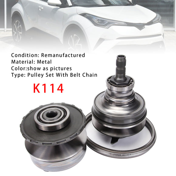 K114 Automatic Transmission CVT Pulley Set With Chain Belt For Toyota C-HR