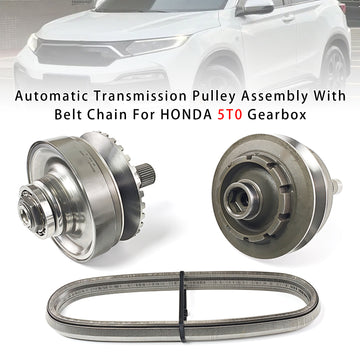 HONDA 5T0 Gearbox Automatic Transmission Pulley Assembly With Belt Chain Generic - 0