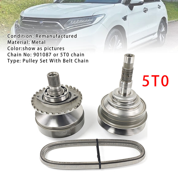 Automatic Transmission Pulley Assembly With Belt Chain For HONDA 5T0 Gearbox